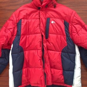 Vintage Reversible Starter Puffer Jacket